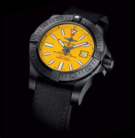 breitling avenger seawolf on wrist|Breitling Avenger seawolf blacksteel.